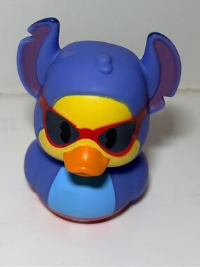 Duckalooz Disney Stitch Duck Summer Figure Toy Blue Red Mask Collectible